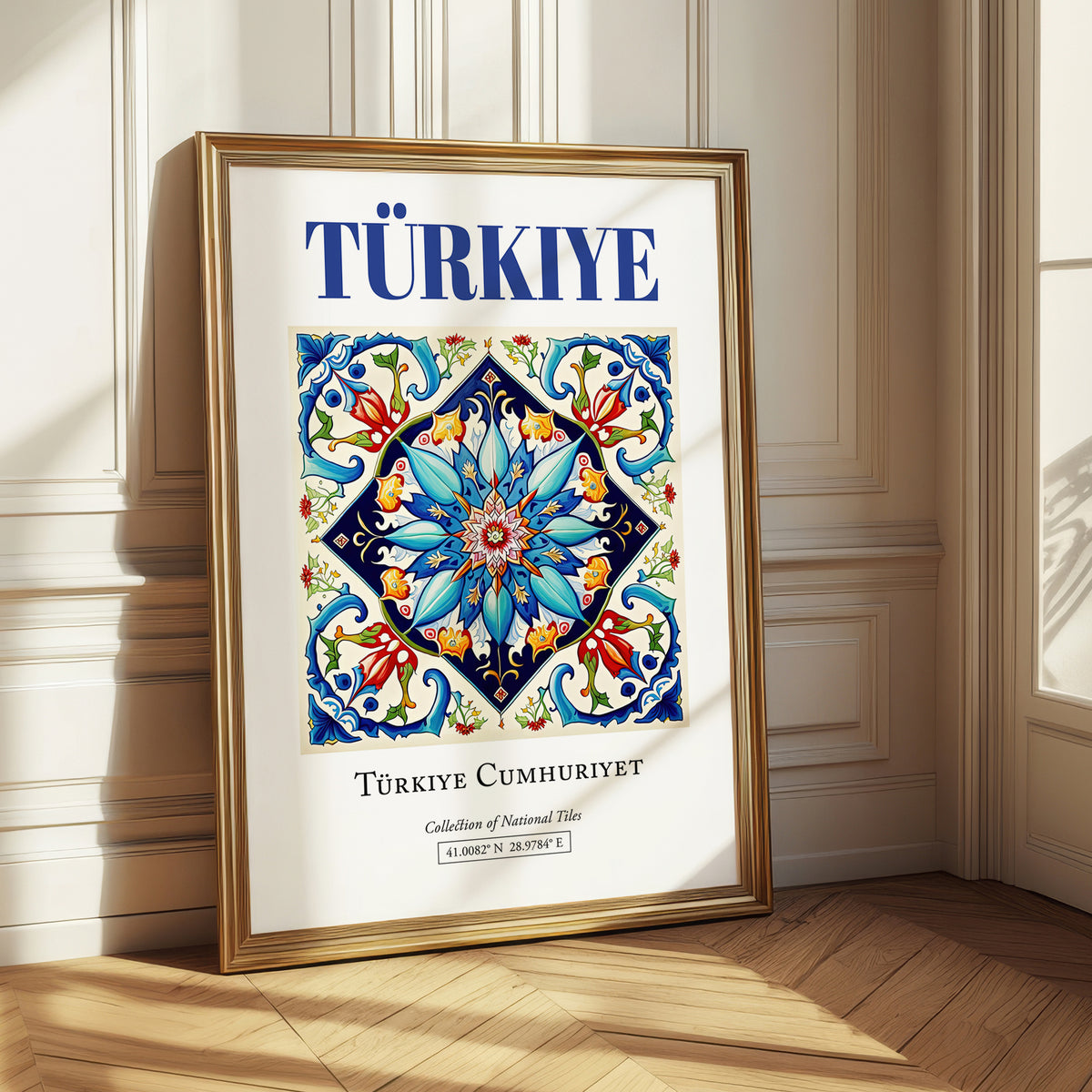 Türkiye, Turkey – Architectural Travel Art, styled in a charming Paris street view