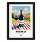 Priorat – Spanish Red Wine, Vinoteca Print, in sleek black frame