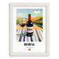 Bobal – Spanish Red Wine, Vinoteca Wall Art, placed in minimal white frame