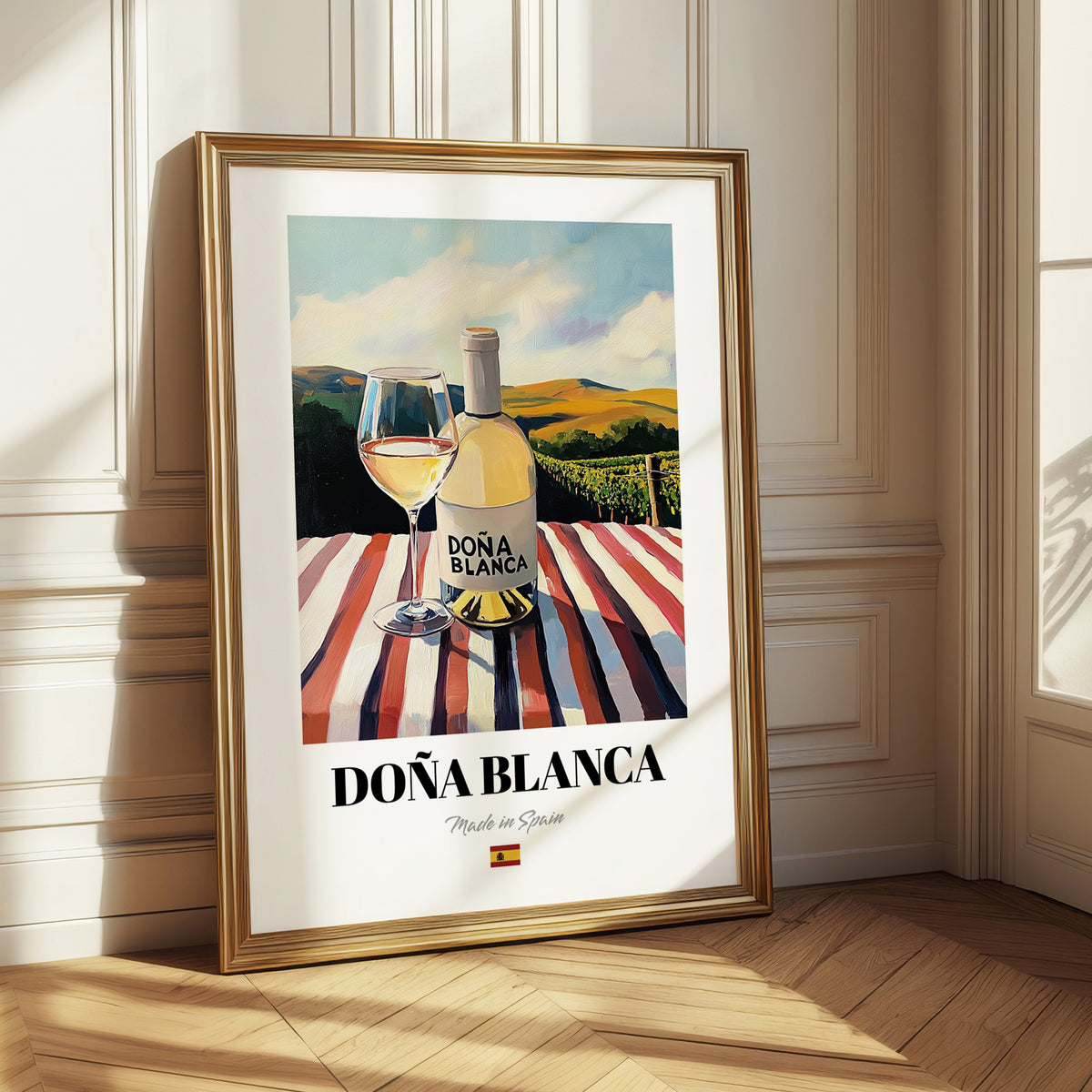 Doña Blanca – Spanish White Wine, Enoteca Still Life