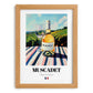 Muscadet – French White Wine, Wine Bar Painting, set in oak frame