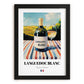 Languedoc Blanc – French White Wine, Tasting Room Wall Art, in sleek black frame