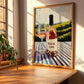 Rosé de Loire – French Rose Wine, Vinoteca Wall Art, clean layout with no caption