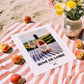Rosé de Loire – French Rose Wine, Vinoteca Wall Art, unframed on coastal sand