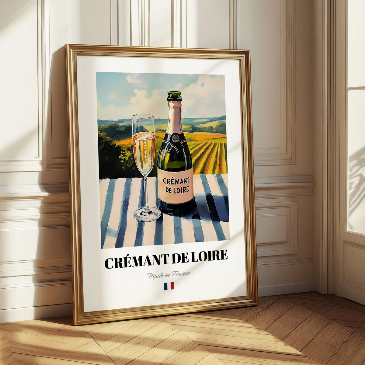 Crémant de Loire – French Sparkling Wine, Wine Bar Wall Art