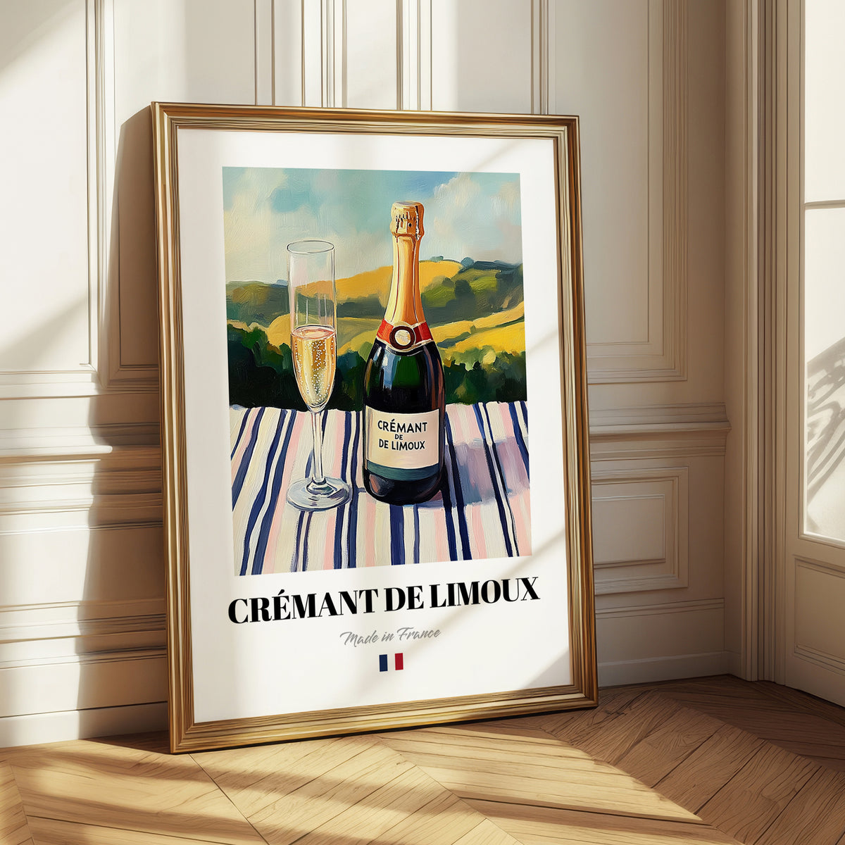 Crémant de Limoux – French Sparkling Wine, Wine Bar Print