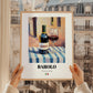 Barolo – Italian Red Wine, Vinoteca Still Life, styled in a charming Paris street view