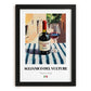 Aglianico del Vulture – Italian Red Wine, Vineyard Terrace Poster, in sleek black frame
