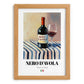 Nero d'Avola – Italian Red Wine, Vinoteca Painting, set in oak frame
