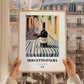Dolcetto d'Alba – Italian Red Wine, Enoteca Poster, styled in a charming Paris street view