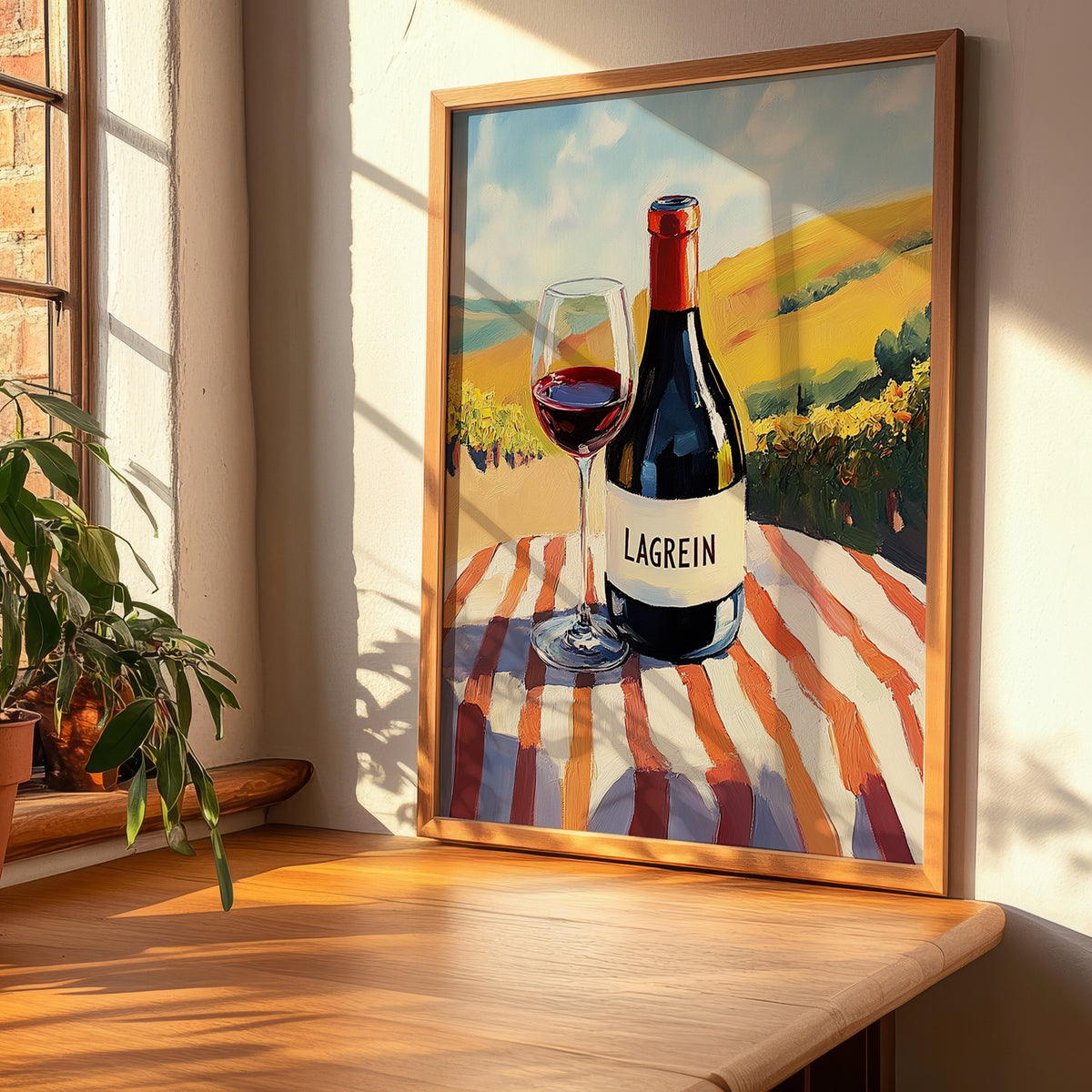Lagrein – Italian Red Wine, Vinoteca Wall Art, clean layout with no caption