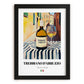 Trebbiano d'Abruzzo – Italian White Wine, Wine Bar Poster, in sleek black frame