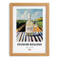 Fiano di Avellino – Italian White Wine, Bodega Poster, set in oak frame