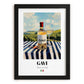 Gavi – Italian White Wine, Vineyard Terrace Wall Art, in sleek black frame