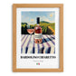 Bardolino Chiaretto – Italian Rose Wine, Wine Bar Art, set in oak frame