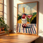 Salice Salentino Rosato – Italian Rose Wine, Tasting Room Wall Art, clean layout with no caption