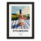 Etna Rosato – Italian Rose Wine, Wine Bar Print, in sleek black frame