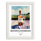 Montepulciano Rosato – Italian Rose Wine, Wine Bar Print, placed in minimal white frame
